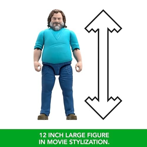 MATTEL MINECRAFT FIGURA DE ACCIÓN A GRAN ESCALA JUGUETE COLECCIONABLE DE STEVE DE 12 PULGADAS INSPIRADO EN UNA PELÍCULA - 3