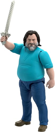 MATTEL MINECRAFT FIGURA DE ACCIÓN A GRAN ESCALA JUGUETE COLECCIONABLE DE STEVE DE 12 PULGADAS INSPIRADO EN UNA PELÍCULA - 6