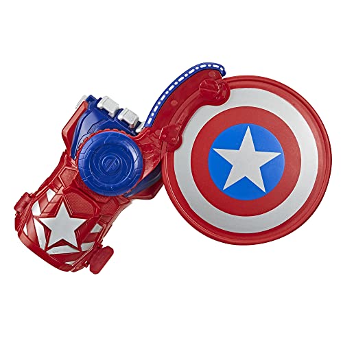 MARVEL NERF POWER MOVES AVENGERS CAPITÁN AMÉRICA ESCUDO LANZADISCOS NERF JUGUETE DE LANZAMIENTO DE DISCOS PARA NIÑOS JUEGO - 1
