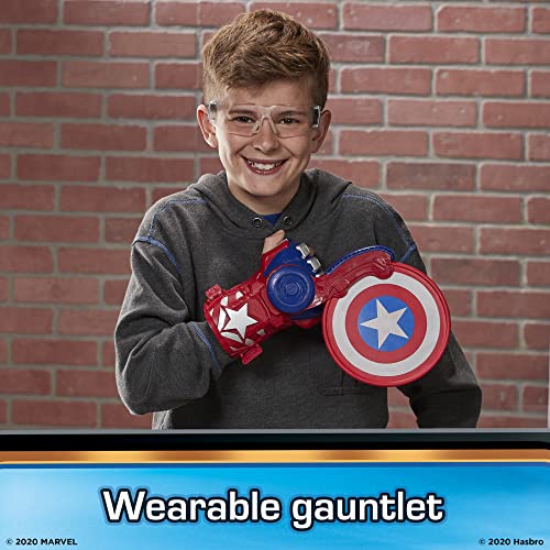 MARVEL NERF POWER MOVES AVENGERS CAPITÁN AMÉRICA ESCUDO LANZADISCOS NERF JUGUETE DE LANZAMIENTO DE DISCOS PARA NIÑOS JUEGO - 2