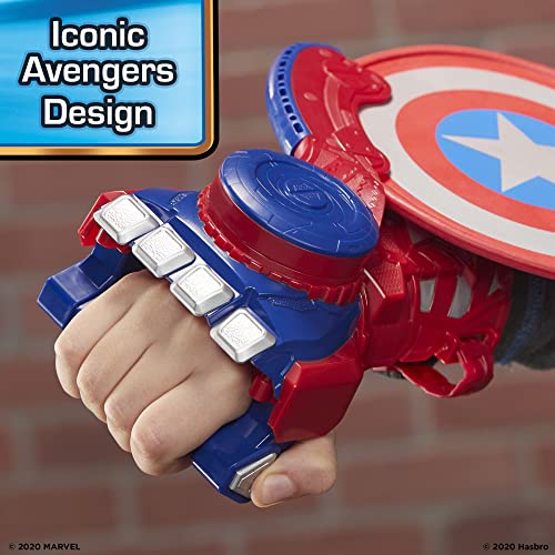 MARVEL NERF POWER MOVES AVENGERS CAPITÁN AMÉRICA ESCUDO LANZADISCOS NERF JUGUETE DE LANZAMIENTO DE DISCOS PARA NIÑOS JUEGO - 3