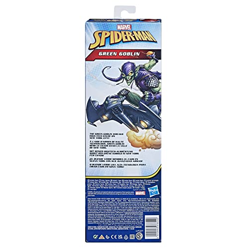 MARVEL TITAN HERO SERIES FIGURA DE ACCIÓN COLECCIONABLE DE 12 PULGADAS DE DUENDE VERDE JUGUETE PARA NIÑOS A PARTIR DE 4 AÑOS - 4