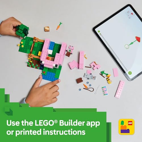 LEGO MINECRAFT FIGURAS DE JUGUETE Y JUEGO DE LA CASA DEL CERDITO BEBÉ JUGUETE DE CONSTRUCCIÓN DE MINECRAFT PARA NIÑOS NIÑOS - 6