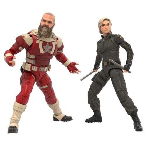 MARVEL LEGENDS SERIES YELENA BELOVA Y GUARDIÁN ROJO PAQUETE DE 2 FIGURAS DE ACCIÓN COLECCIONABLES DE 6 PULGADAS - 1