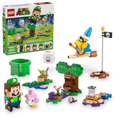 LEGO SUPER MARIO SUPER MARIO ADVENTURES CON JUGUETE INTERACTIVO LUIGI JUGUETES DE CONSTRUCCIÓN PARA NIÑOS NIÑOS Y NIÑAS - 1