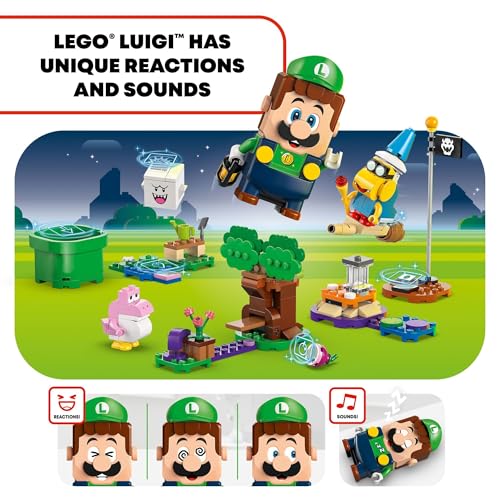 LEGO SUPER MARIO SUPER MARIO ADVENTURES CON JUGUETE INTERACTIVO LUIGI JUGUETES DE CONSTRUCCIÓN PARA NIÑOS NIÑOS Y NIÑAS - 4