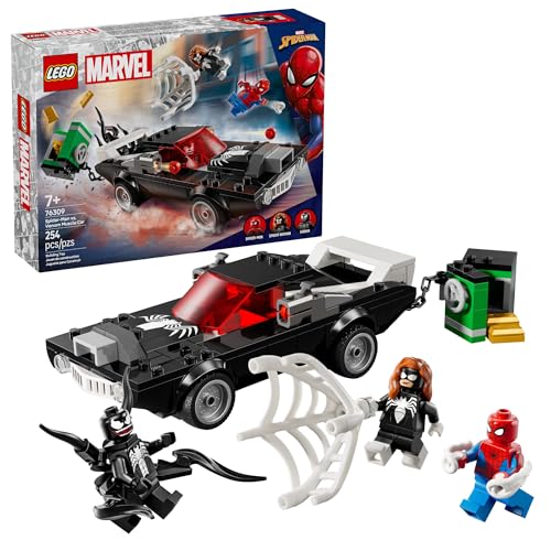 LEGO MARVEL SPIDERMAN VS VENOM MUSCLE CAR TOY JUEGO DE CONSTRUCCIÓN PARA NIÑOS NIÑOS Y NIÑAS A PARTIR DE 7 AÑOS - 1