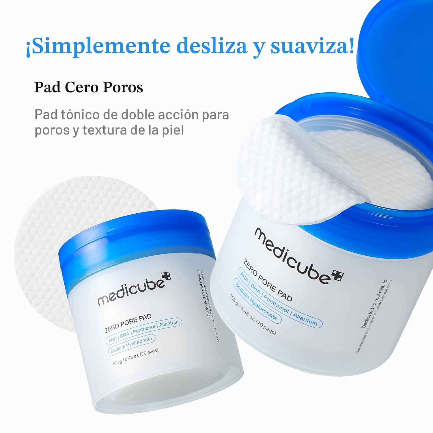 MEDICUBE ALMOHADILLAS DE TÓNER ZERO PORE PAD 2.0 PARA EXFOLIACIÓN Y CUIDADO - 3