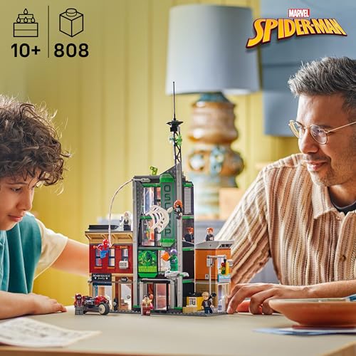 LEGO MARVEL SPIDERMAN VS OSCORP JUEGO DE CONSTRUCCIÓN DE JUGUETE SET DE JUEGO DE SIMULACIÓN CON 8 MINIFIGURAS DE JUGUETE - 2