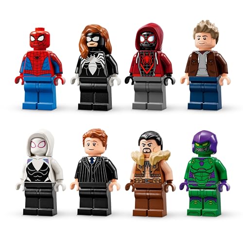 LEGO MARVEL SPIDERMAN VS OSCORP JUEGO DE CONSTRUCCIÓN DE JUGUETE SET DE JUEGO DE SIMULACIÓN CON 8 MINIFIGURAS DE JUGUETE - 6