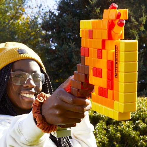 NERF MINECRAFT FIREBRAND HACHA QUE DISPARA DARDOS 6 DARDOS DE ESPUMA NERF ELITE DISEÑO INSPIRADO EN EL HACHA DE MINECRAFT - 4