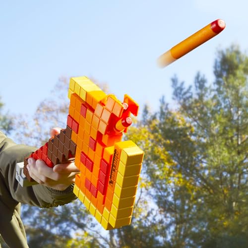 NERF MINECRAFT FIREBRAND HACHA QUE DISPARA DARDOS 6 DARDOS DE ESPUMA NERF ELITE DISEÑO INSPIRADO EN EL HACHA DE MINECRAFT - 5