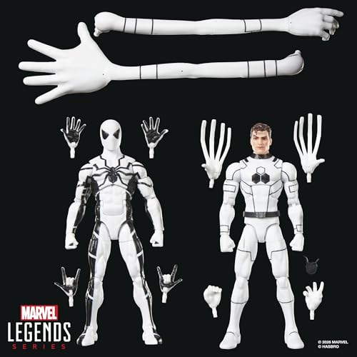 MARVEL LEGENDS SERIES FUTURE FOUNDATION MISTER FANTASTIC SPIDERMAN PAQUETE DE 2 FIGURAS DE ACCIÓN COLECCIONABLES INSPIRADAS - 2