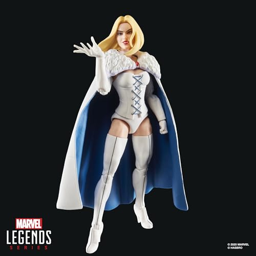 MARVEL LEGENDS SERIES EMMA FROST XMEN 97 FIGURA DE ACCIÓN COLECCIONABLE DE 6 PULGADAS - 6