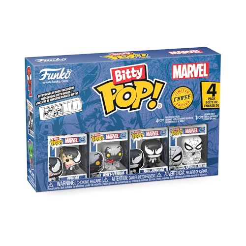 FUNKO POP BITTY SPIDERMAN FIGURA DE VENOM ANTIVENOM SHEVENOM Y MYSTERY CHASE 09 PULGADAS 09 IN MARVEL COMICS COLECCIONABLE - 1
