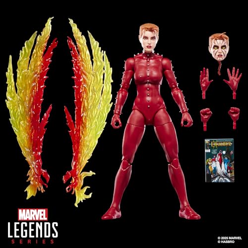 SERIE MARVEL LEGENDS FÉNIX RACHEL SUMMERS FIGURA DE ACCIÓN COLECCIONABLE DE XMEN A ESCALA DE 6 PULGADAS INSPIRADA EN CÓMICS - 2