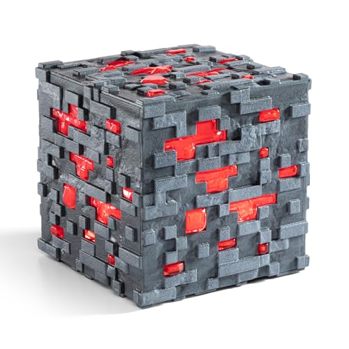 MINECRAFT REDSTONE MINERAL ILUMINADOR REPLICA COLECCIONISTA - 1