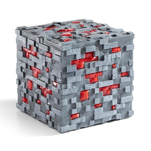 MINECRAFT REDSTONE MINERAL ILUMINADOR REPLICA COLECCIONISTA - 2