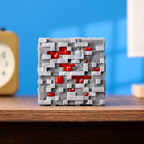 MINECRAFT REDSTONE MINERAL ILUMINADOR REPLICA COLECCIONISTA - 4