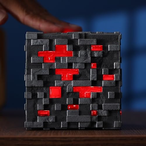 MINECRAFT REDSTONE MINERAL ILUMINADOR REPLICA COLECCIONISTA - 5