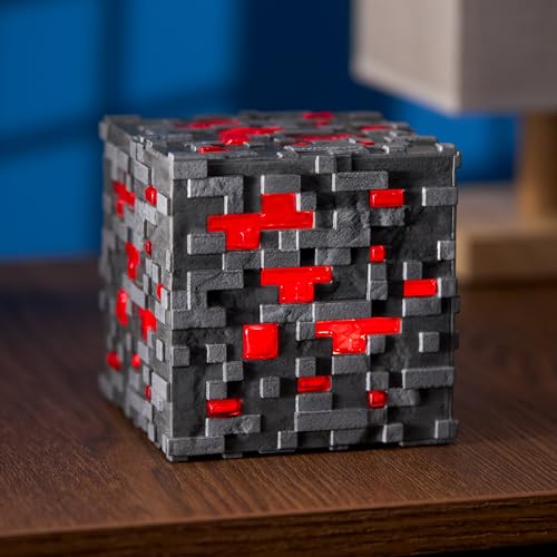 MINECRAFT REDSTONE MINERAL ILUMINADOR REPLICA COLECCIONISTA - 6