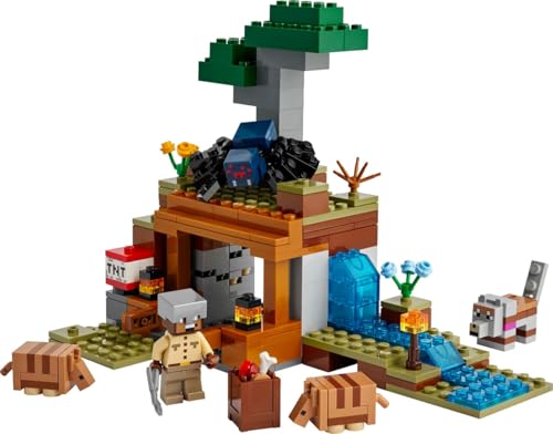 LEGO MINECRAFT LA EXPEDICIÓN MINERA DEL ARMADILLO FIGURAS DE JUGUETE Y SET DE JUEGO JUGUETE DE CONSTRUCCIÓN DE MINECRAFT - 4