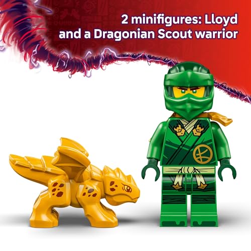 LEGO NINJAGO JUGUETE DE DRAGÓN DEL BOSQUE VERDE DE LLOYD JUGUETE DE CONSTRUCCIÓN DE JUEGO IMAGINATIVO PARA NIÑOS Y NIÑAS - 5