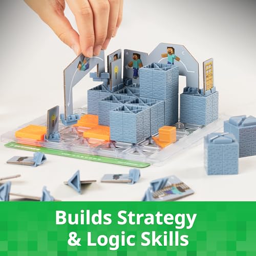 THINKFUN MINECRAFT CAVE ADVENTURE JUEGO DE ESTRATEGIA Y ROMPECABEZAS SIN PANTALLA 40 DESAFÍOS LÓGICOS A PARTIR DE 8 AÑOS - 4