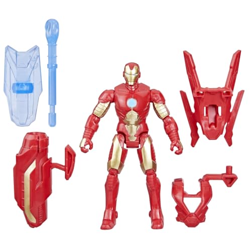 MARVEL EPIC HERO SERIES BATTLE GEAR IRON MAN FIGURA DE ACCIÓN 4 PULGADAS JUGUETES DE SUPERHÉROES DE LOS VENGADORES - 1