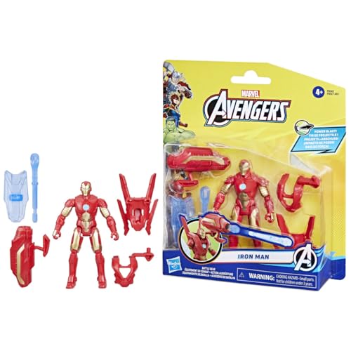 MARVEL EPIC HERO SERIES BATTLE GEAR IRON MAN FIGURA DE ACCIÓN 4 PULGADAS JUGUETES DE SUPERHÉROES DE LOS VENGADORES - 2
