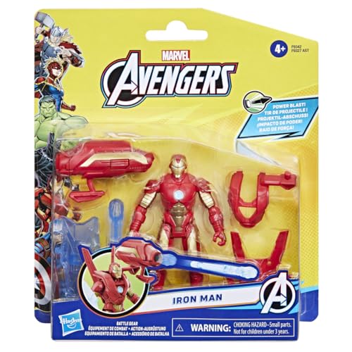 MARVEL EPIC HERO SERIES BATTLE GEAR IRON MAN FIGURA DE ACCIÓN 4 PULGADAS JUGUETES DE SUPERHÉROES DE LOS VENGADORES - 3