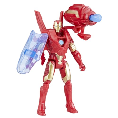 MARVEL EPIC HERO SERIES BATTLE GEAR IRON MAN FIGURA DE ACCIÓN 4 PULGADAS JUGUETES DE SUPERHÉROES DE LOS VENGADORES - 5