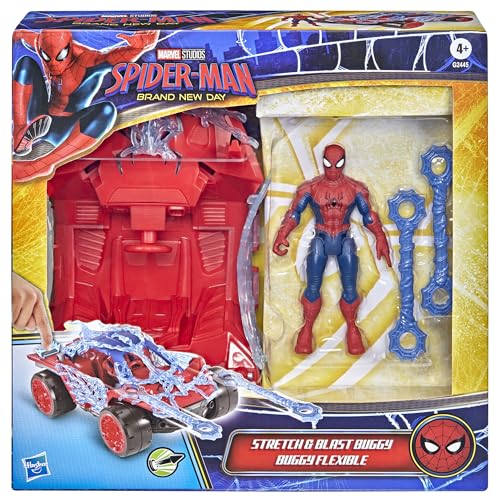 MARVEL STUDIOS SPIDERMAN BRAND NEW DAY ACTIONVERSE STRETCH BLAST BUGGY 45INCH ACTION FIGURE VEHICLE TOY SET SUPER HERO TOYS - 2