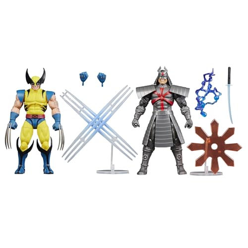SERIE MARVEL LEGENDS GAMERVERSE WOLVERINE VS SAMURÁI PLATEADO DE MARVEL FIGURAS DE ACCIÓN COLECCIONABLES DE 6 PULGADAS - 1