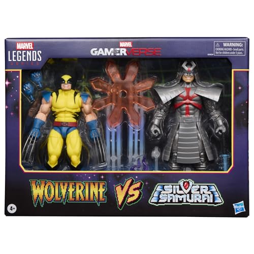 SERIE MARVEL LEGENDS GAMERVERSE WOLVERINE VS SAMURÁI PLATEADO DE MARVEL FIGURAS DE ACCIÓN COLECCIONABLES DE 6 PULGADAS - 2
