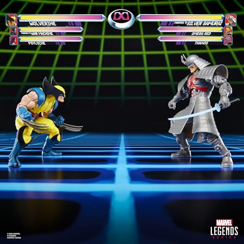 SERIE MARVEL LEGENDS GAMERVERSE WOLVERINE VS SAMURÁI PLATEADO DE MARVEL FIGURAS DE ACCIÓN COLECCIONABLES DE 6 PULGADAS - 5