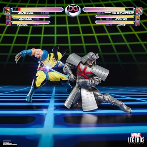 SERIE MARVEL LEGENDS GAMERVERSE WOLVERINE VS SAMURÁI PLATEADO DE MARVEL FIGURAS DE ACCIÓN COLECCIONABLES DE 6 PULGADAS - 6