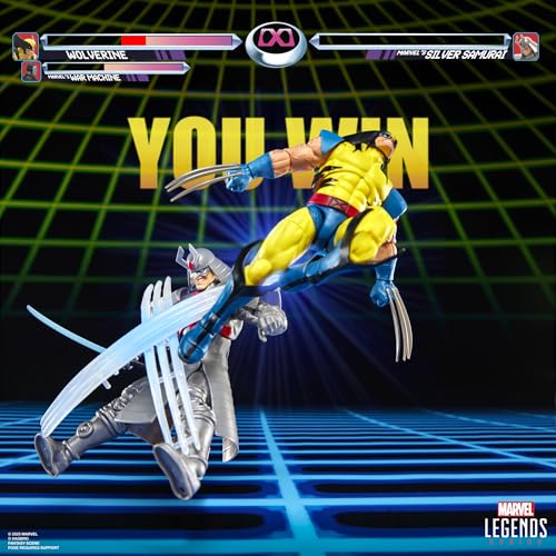 SERIE MARVEL LEGENDS GAMERVERSE WOLVERINE VS SAMURÁI PLATEADO DE MARVEL FIGURAS DE ACCIÓN COLECCIONABLES DE 6 PULGADAS - 7