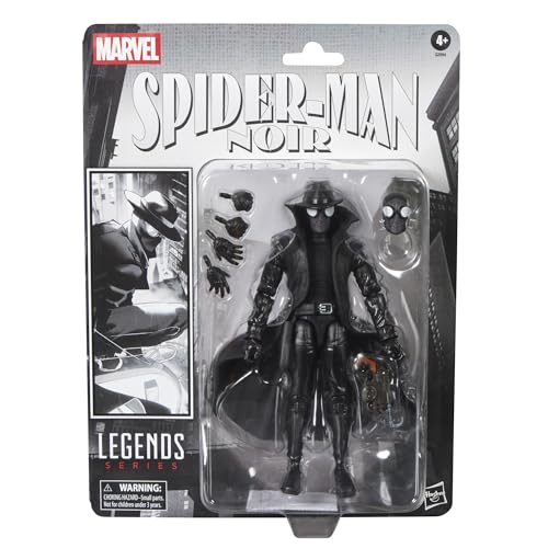 MARVEL LEGENDS SERIES SPIDERMAN NOIR RETRO CARDBACK SPIDERMAN COMICS FIGURA DE ACCIÓN COLECCIONABLE DE 6 PULGADAS EXCLUSIVO - 1
