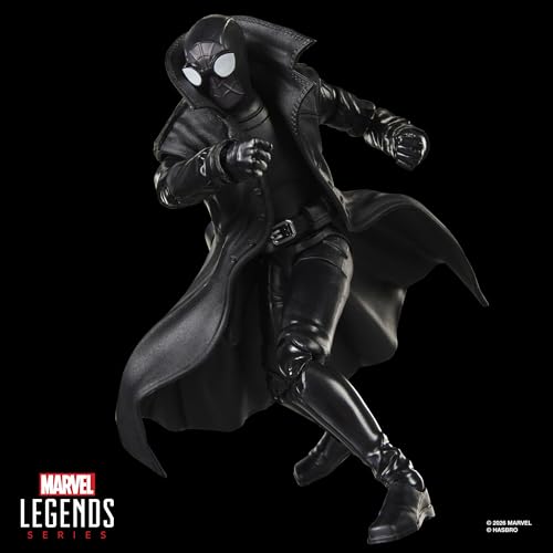 MARVEL LEGENDS SERIES SPIDERMAN NOIR RETRO CARDBACK SPIDERMAN COMICS FIGURA DE ACCIÓN COLECCIONABLE DE 6 PULGADAS EXCLUSIVO - 6