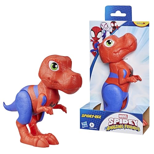 MARVEL SPIDEY AND HIS AMAZING FRIENDS SPIDEYREX FIGURA DE ACCIÓN DE GRAN TAMAÑO JUGUETES DE DINOSAURIOS DE SUPERHÉROES DE 9 - 2