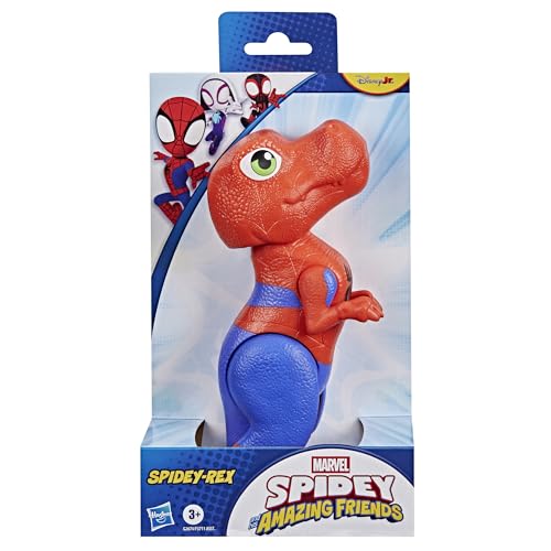MARVEL SPIDEY AND HIS AMAZING FRIENDS SPIDEYREX FIGURA DE ACCIÓN DE GRAN TAMAÑO JUGUETES DE DINOSAURIOS DE SUPERHÉROES DE 9 - 3