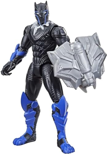 MARVEL AVENGERS MECH STRIKE FIGURA DE ACCIÓN A ESCALA DE 6 PULGADAS PANTERA NEGRA CON ACCESORIO DE BATALLA MECH COMPATIBLE - 2