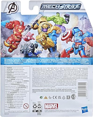 MARVEL AVENGERS MECH STRIKE FIGURA DE ACCIÓN A ESCALA DE 6 PULGADAS PANTERA NEGRA CON ACCESORIO DE BATALLA MECH COMPATIBLE - 4