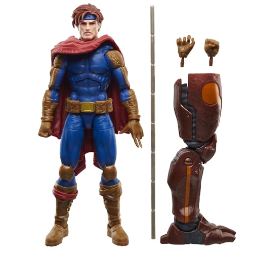 SERIE MARVEL LEGENDS GAMBIT FIGURA DE ACCIÓN COLECCIONABLE DE 6 PULGADAS A ESCALA DE XMEN COMICS - 1