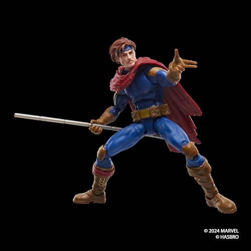 SERIE MARVEL LEGENDS GAMBIT FIGURA DE ACCIÓN COLECCIONABLE DE 6 PULGADAS A ESCALA DE XMEN COMICS - 5