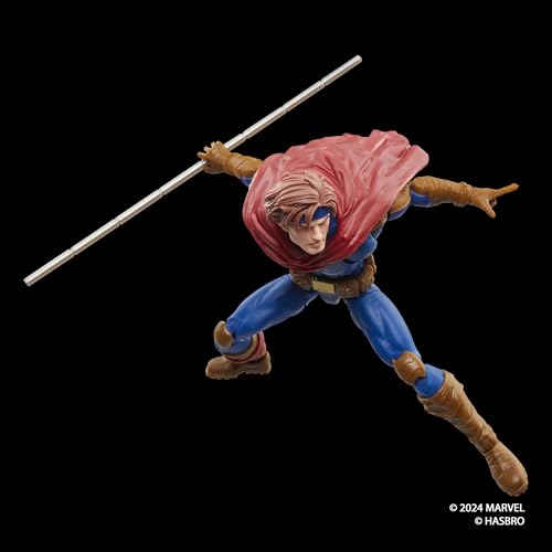 SERIE MARVEL LEGENDS GAMBIT FIGURA DE ACCIÓN COLECCIONABLE DE 6 PULGADAS A ESCALA DE XMEN COMICS - 6