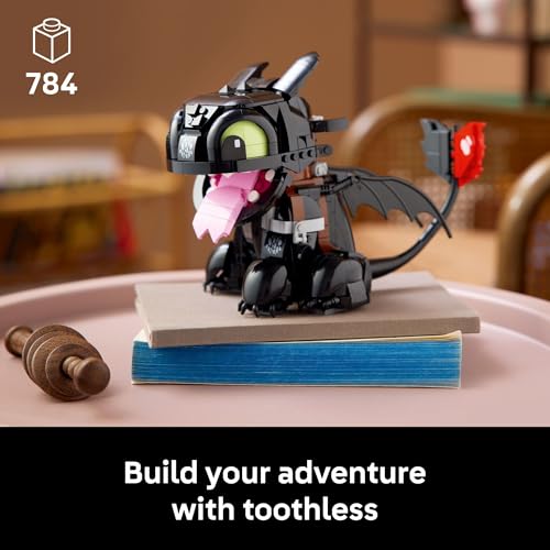 LEGO ICONS CÓMO ENTRENAR A TU DRAGÓN SET DE CONSTRUCCIÓN DE SIN DIENTES PARA ADULTOS EDADES 18 DECORACIÓN PARA OFICINA - 2