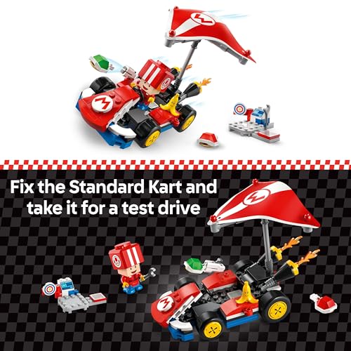 LEGO SUPER MARIO KIT ESTÁNDAR DE MARIO KART JUEGO DE CONSTRUCCIÓN DE JUGUETES COLECCIONABLES PARA NIÑOS NIÑOS Y NIÑAS - 3
