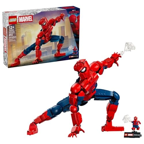 LEGO FIGURA DE HÉROE DE MARVEL SPIDERMAN JUGUETE DE CONSTRUCCIÓN DE SUPERHÉROES PARA NIÑOS Y NIÑAS A PARTIR DE 12 AÑOS - 1